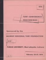 1974 Turf Conference proceedings