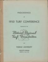 Proceedings of 1950 Turf Conference