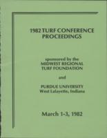 1982 Turf Conference proceedings