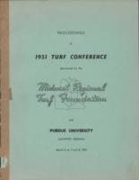 Proceedings of 1951 Turf Conference