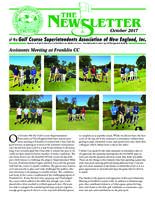 The newsletter of the Golf Course Superintendents Association of New England, Inc. (2017 October)