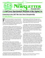 The newsletter of the Golf Course Superintendents Association of New England, Inc. (2017 November)