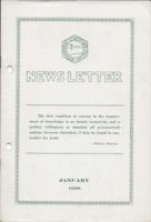 Newsletter. Vol. 10 no. 1 (1938 January)