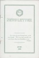 Newsletter. Vol. 10 no. 6 (1938 June)