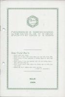 Newsletter. Vol. 10 no. 5 (1938 May)