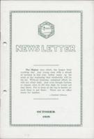 Newsletter. Vol. 10 no. 10 (1938 October)