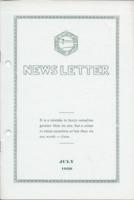 Newsletter. Vol. 11 no. 7 (1939 July)