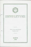 Newsletter. Vol. 11 no. 3 (1939 March)