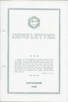 Newsletter. Vol. 11 no. 11 (1939 November)