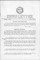 Newsletter. Vol. 2 no. 1 (1930 January)