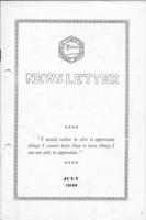 Newsletter. Vol. 12 no. 7 (1940 July)