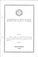 Newsletter. Vol. 12 no. 11 (1940 November)