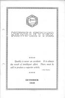 Newsletter. Vol. 12 no. 10 (1940 October)