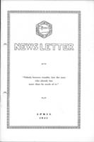 Newsletter. Vol. 13 no. 3 (1941 April 1)