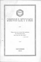 Newsletter. Vol. 13 no. 9 (1941 November 12)