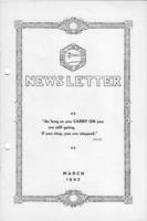 Newsletter. Vol. 14 no. 2 (1942 March)