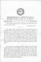 Newsletter. Vol. 2 no. 11 (1930 November)