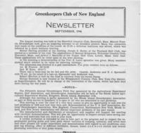Newsletter. (1946 September)