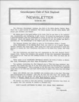 Newsletter. (1947 March)