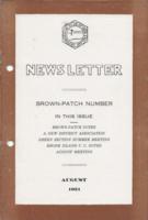 Newsletter. Vol. 3 no. 8 (1931 August)