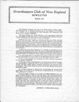 Newsletter. (1949 March)