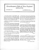 Newsletter. (1949 September)