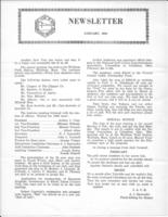 Newsletter. (1952 January)