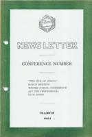 Newsletter. Vol. 3 no. 3 (1931 March)