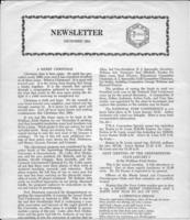 Newsletter. (1954 December)