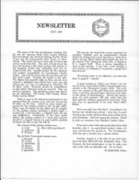 Newsletter. (1954 July)