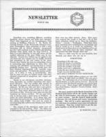 Newsletter. (1954 March)