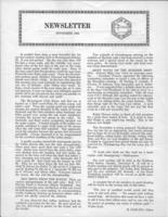 Newsletter. (1954 November)