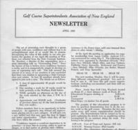 Newsletter. (1955 April)