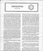 Newsletter. (1955 February)