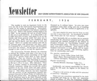 Newsletter. (1956 February)