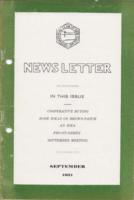 Newsletter. Vol. 3 no. 9 (1931 September)