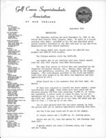 Newsletter. (1961 September)