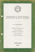 Newsletter. Vol. 4 no. 1 (1932 January)