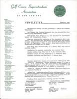 Newsletter. (1964 February)