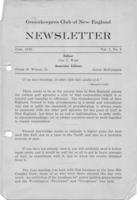 Newsletter. Vol. 1 no. 2 (1929 June)