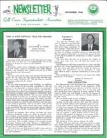 Newsletter. (1968 November)