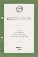 Newsletter. Vol. 5 no. 8 (1933 August)