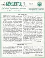Newsletter. (1971 April)