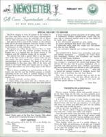 Newsletter. (1971 February)