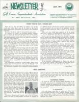 Newsletter. (1971 July)