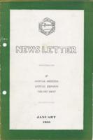 Newsletter. Vol. 5 no. 1 (1933 January)