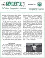 Newsletter. (1973 September)