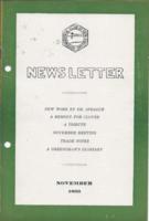 Newsletter. Vol. 5 no. 11 (1933 November)