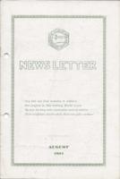 Newsletter. Vol. 6 no. 8 (1934 August)