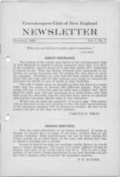 Newsletter. Vol. 1 no. 7 (1929 November)